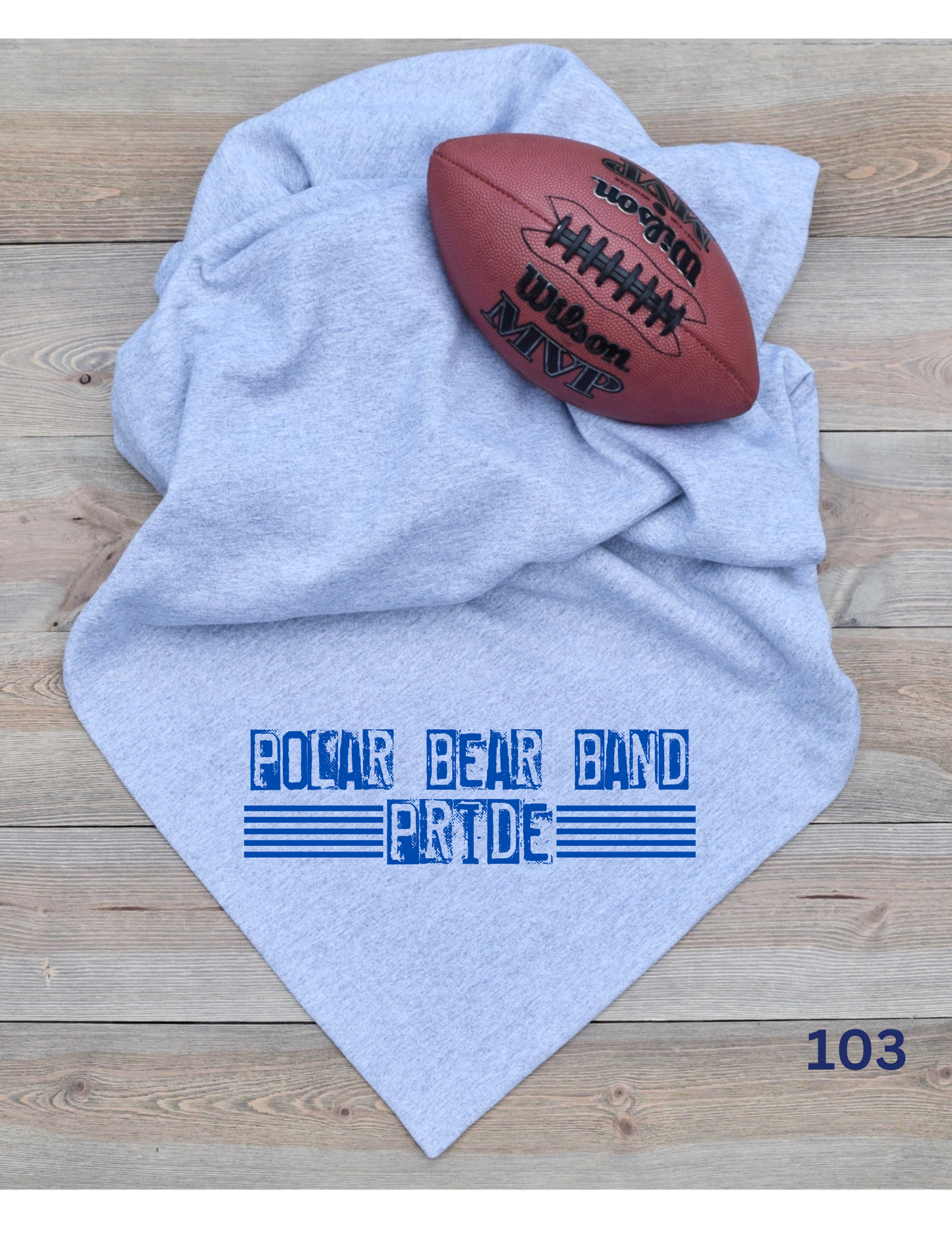 Polar Bear Band Stadium Blanket