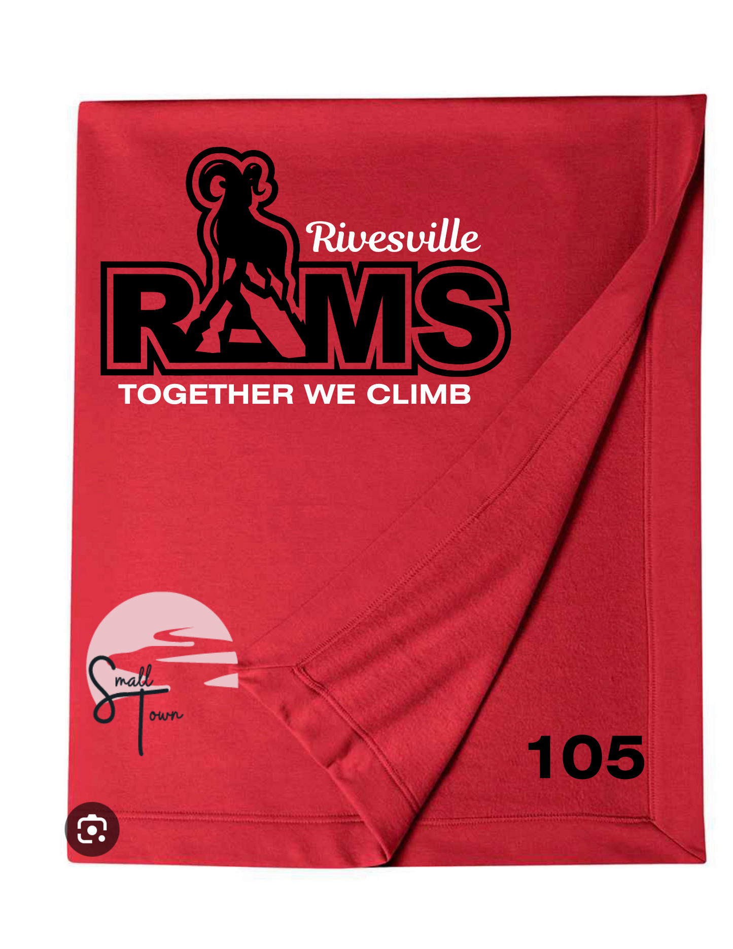 Rivesville Rams Blanket