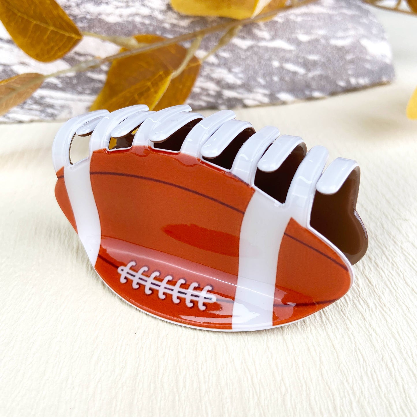 Football Hair Clip