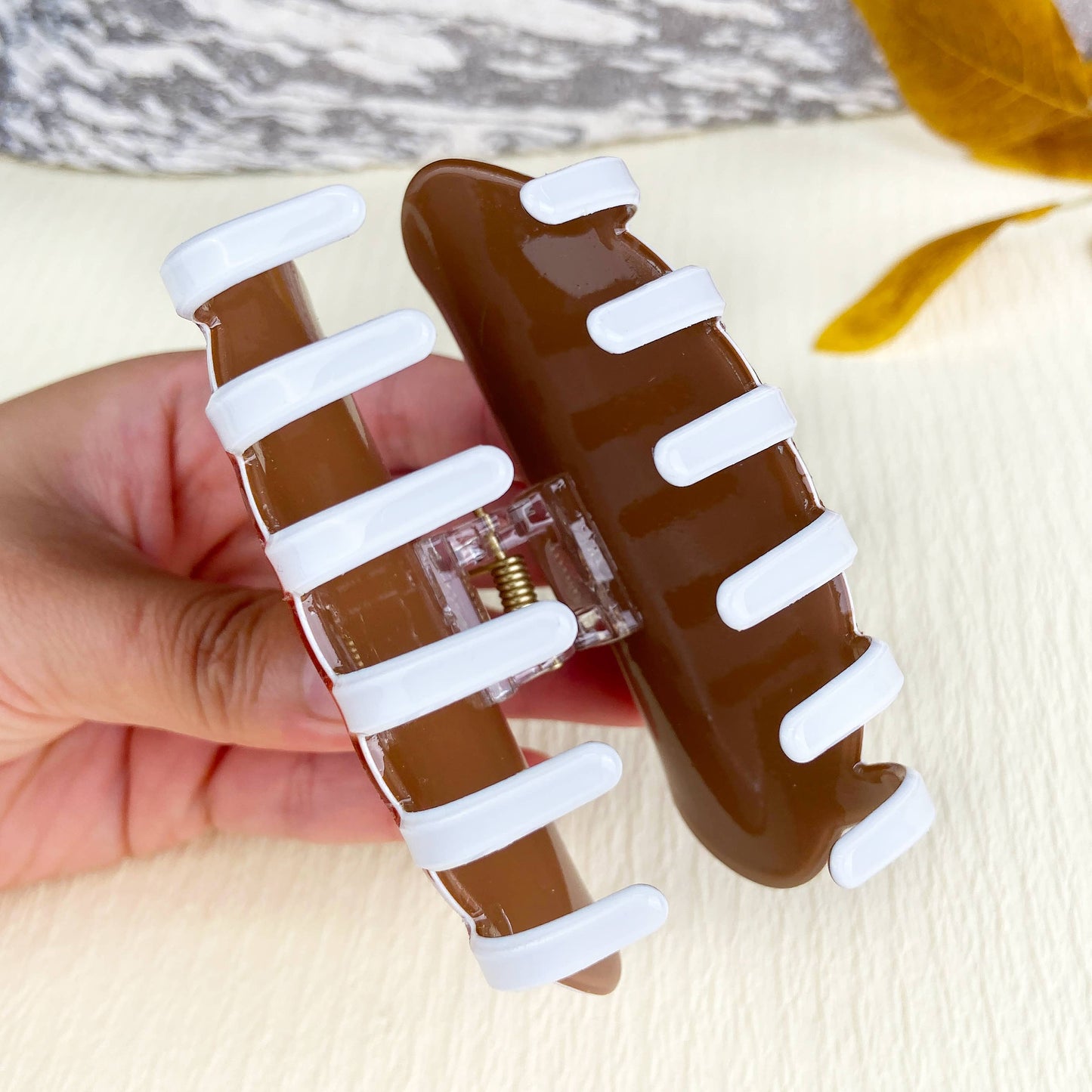 Football Hair Clip