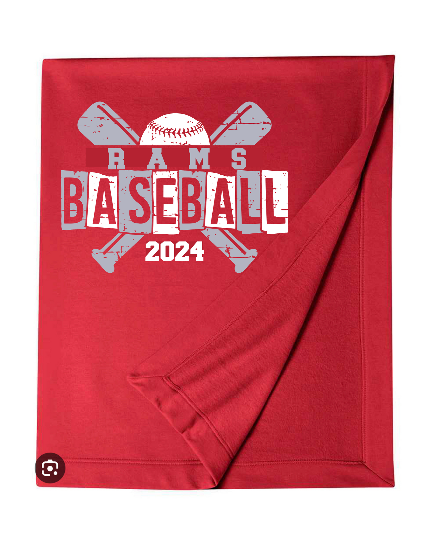 Ram Baseball Blanket 117