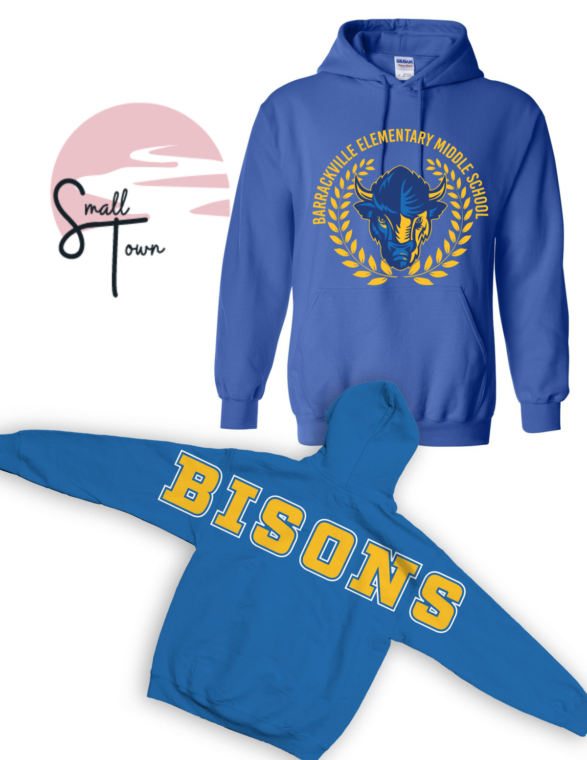 School Spirit Oversized- Barrackville Bison