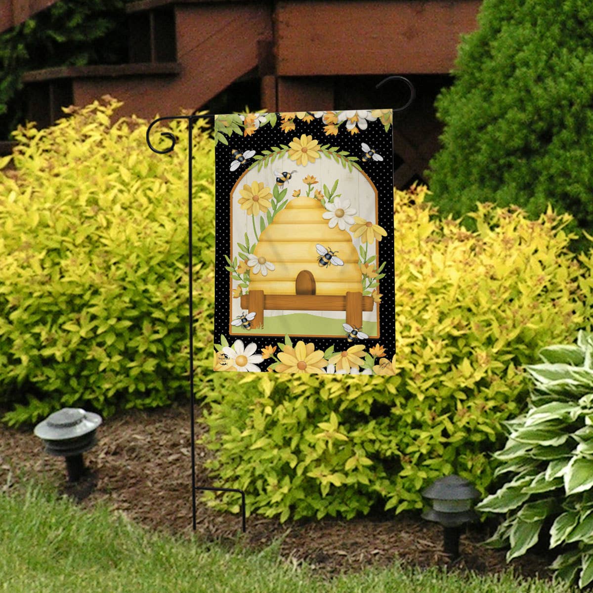 Home Sweet Hive Summer Garden Flag 18" x 12.5"