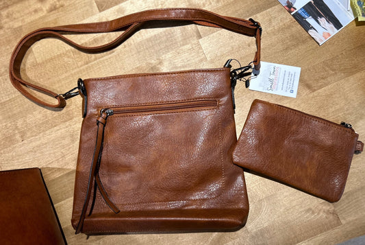 Side Purse with Zipper Pouch