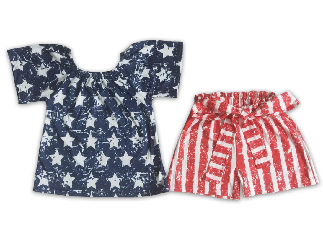 America Shorts Set
