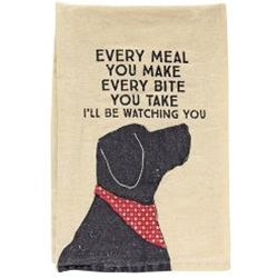 Watching You Dish Towel