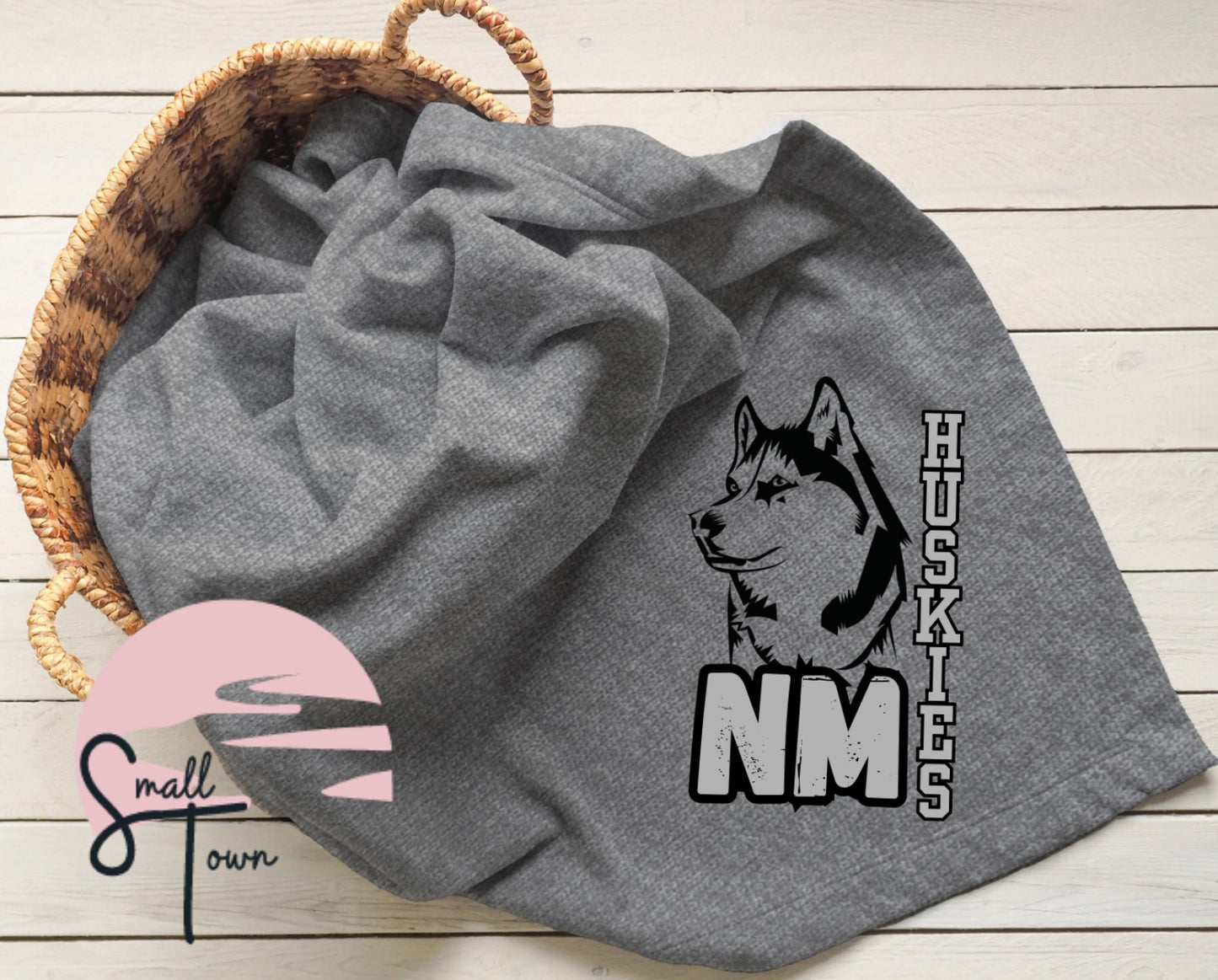 North Marion Husky Stadium Blanket v.1