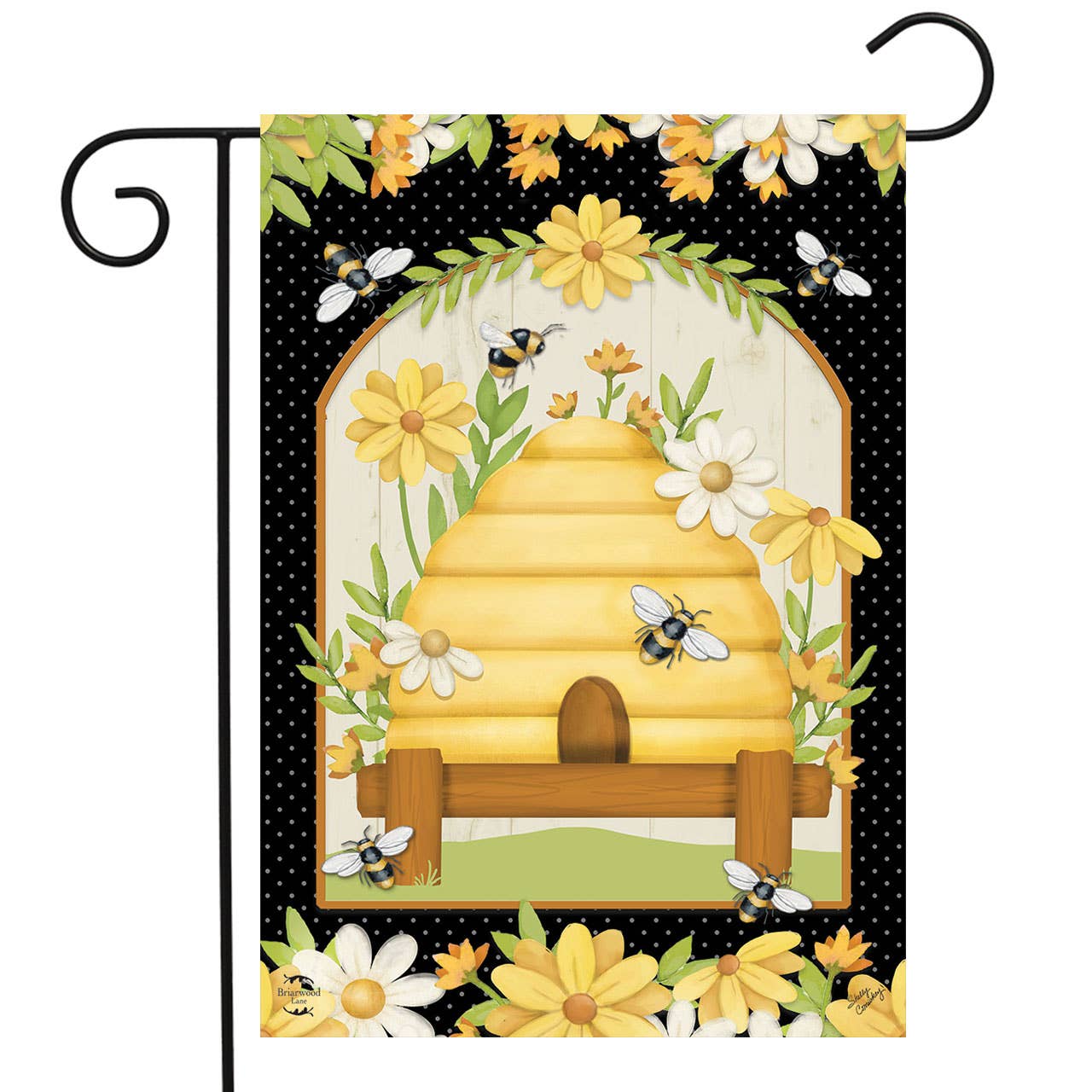 Home Sweet Hive Summer Garden Flag 18" x 12.5"