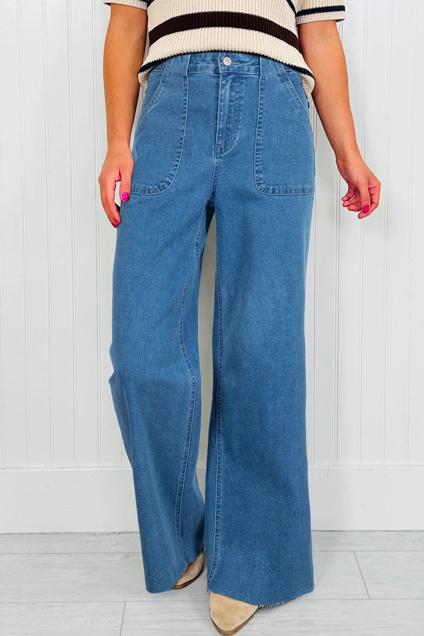 Retro Washed Loose Jeans January.
