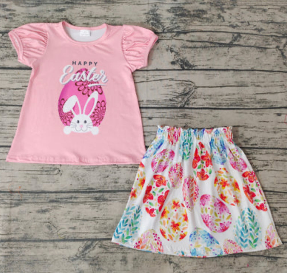 Happy Easter Skirt Set