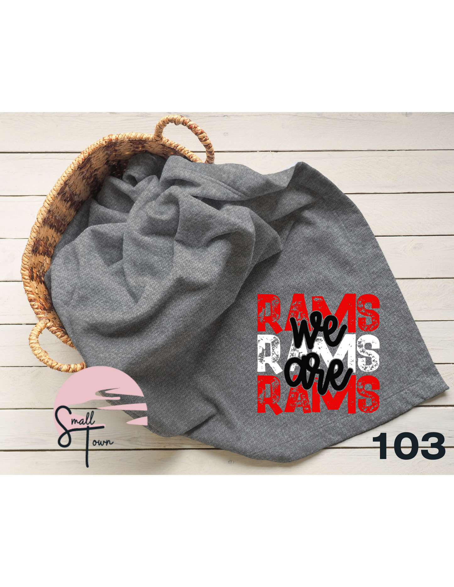 Rivesville Rams Blanket
