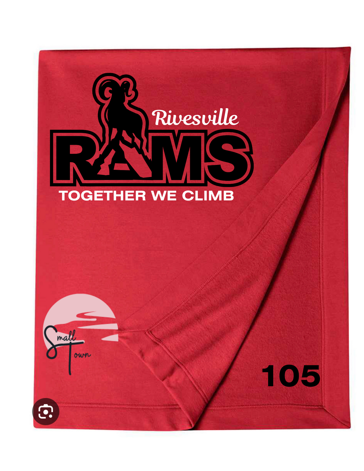 Rivesville Rams Blanket