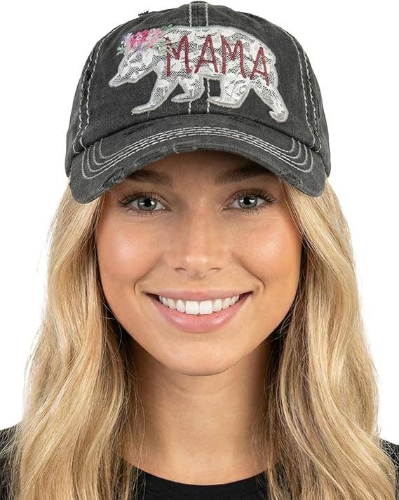 Vintage Patch Hat - Mama Bear Lace