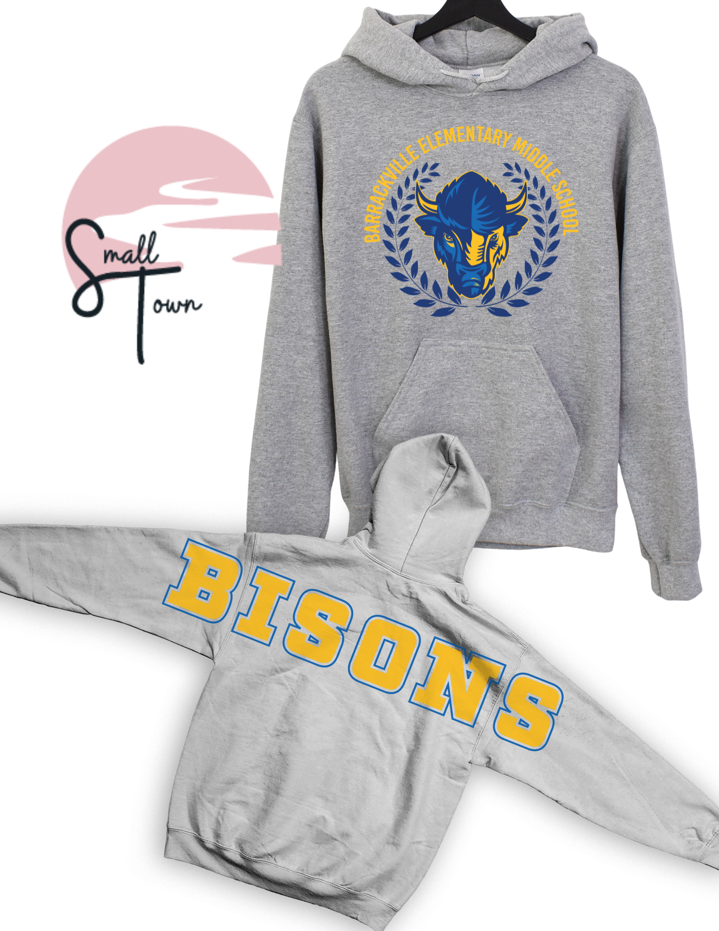School Spirit Oversized- Barrackville Bison