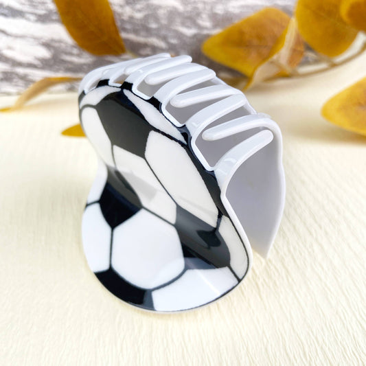 Soccer Ball Hair Clip