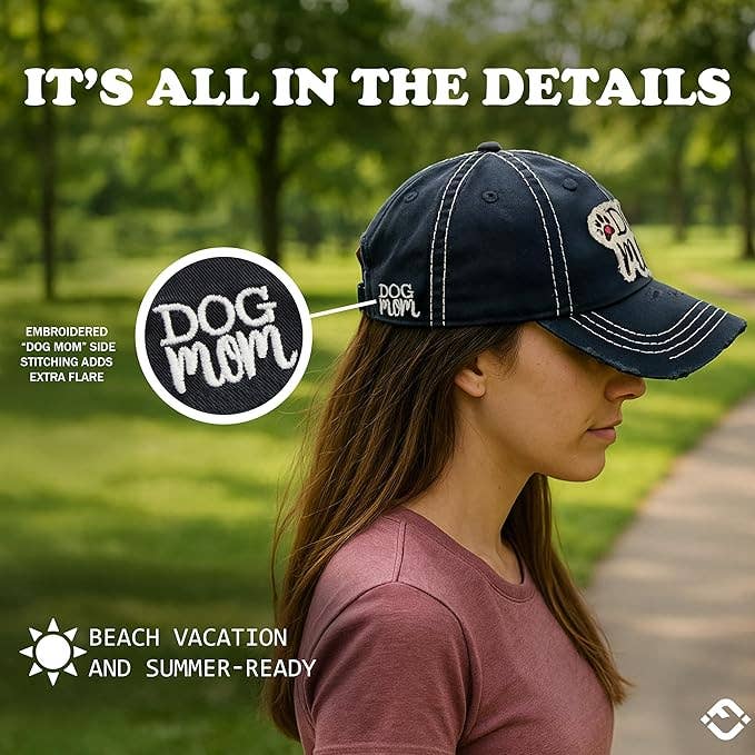 Vintage Patch Hat - Dog Mom