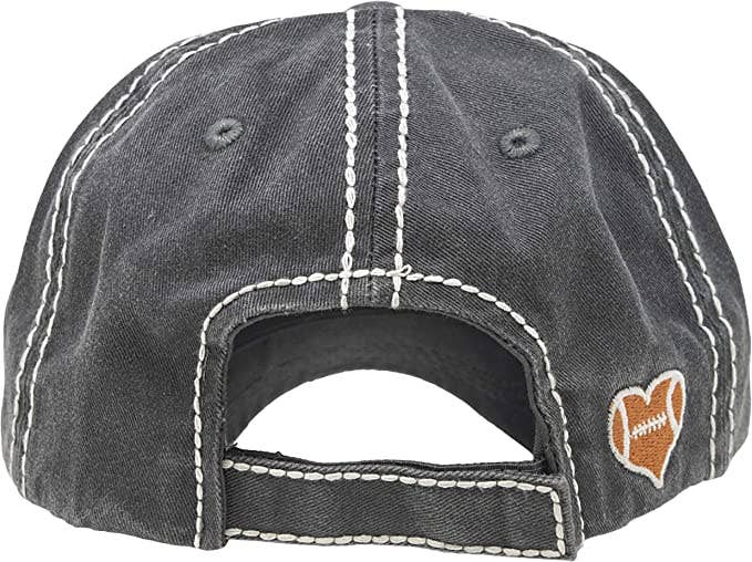 Vintage Distressed Patch Hat - Football Mama