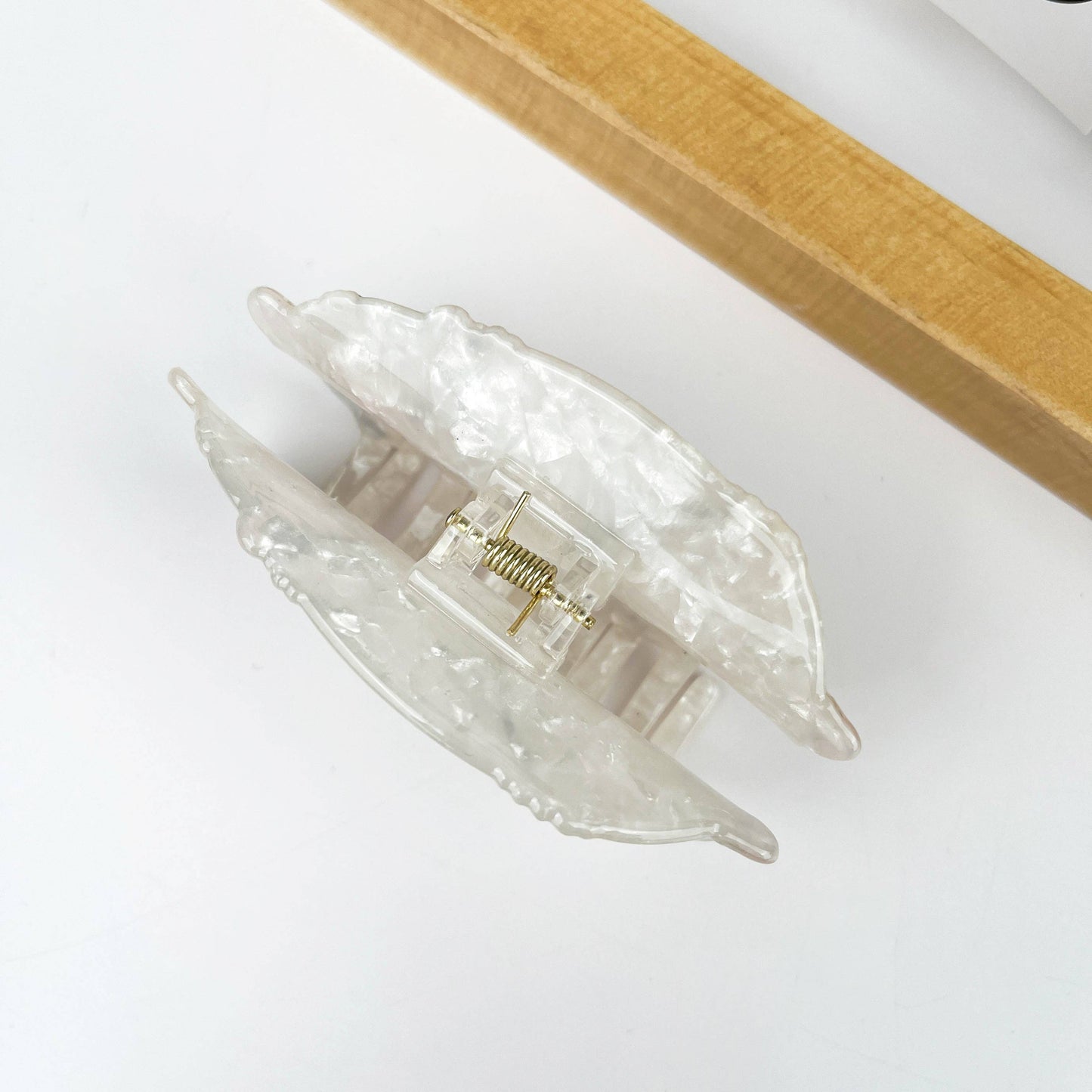 Polar Bear Hair Claw Clip
