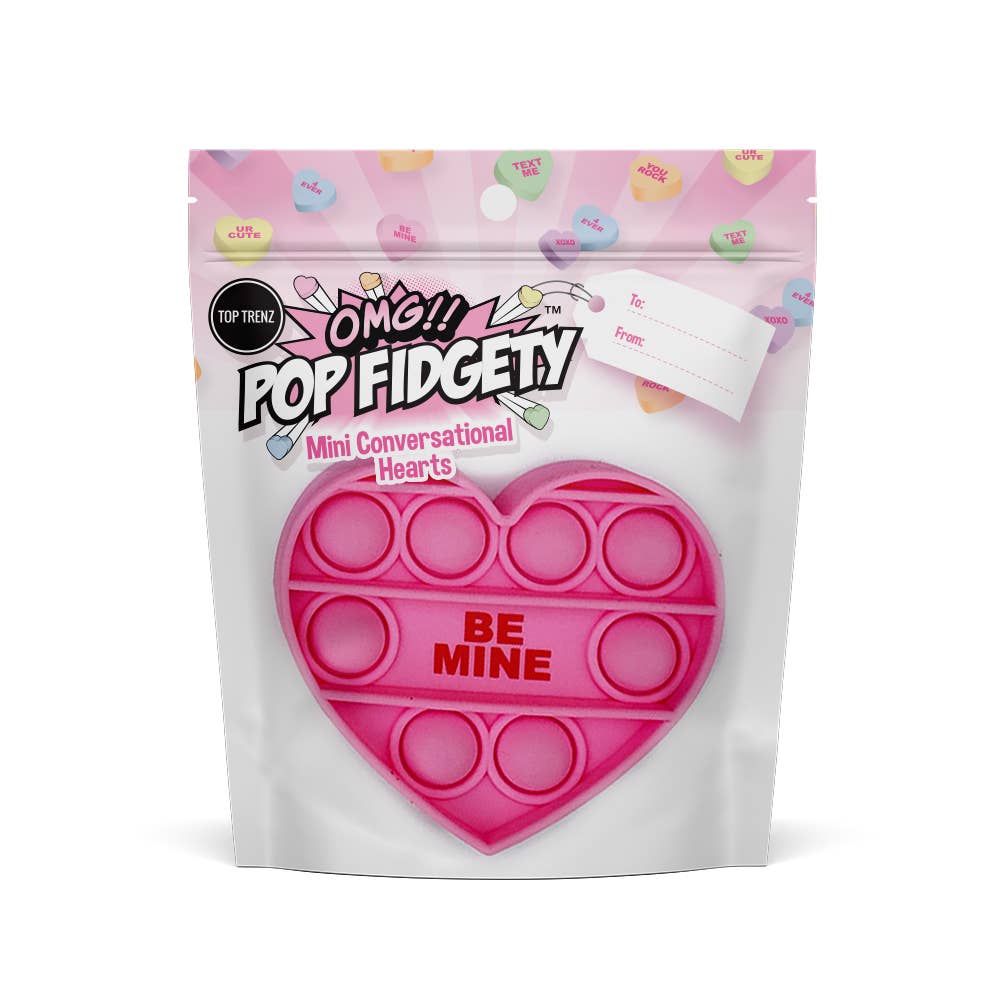 OMG!! Pop Fidgety Mini Conversation  Hearts