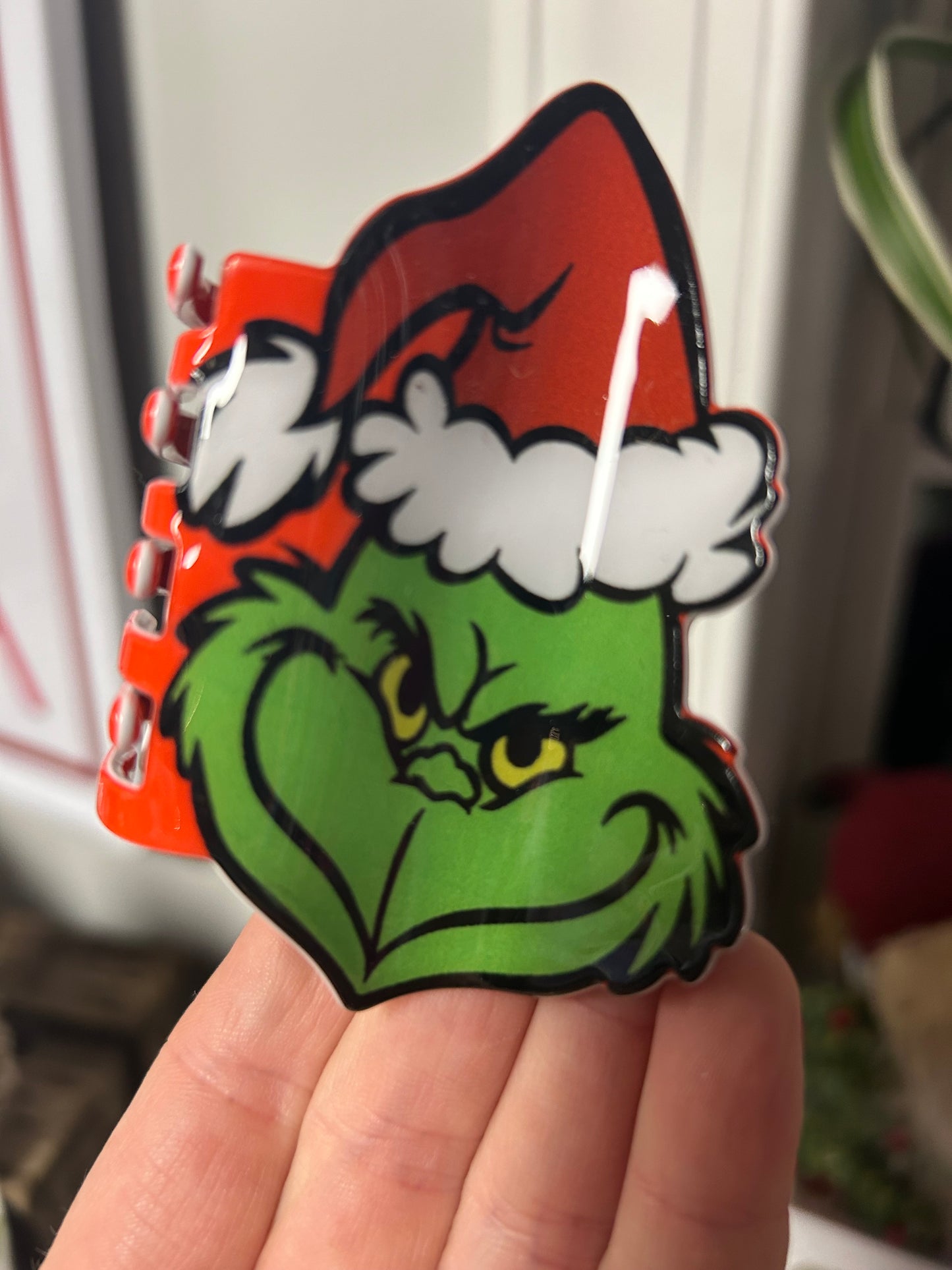 Grinch Hair Clip