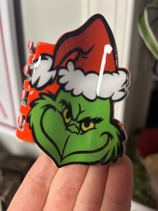 Grinch Hair Clip