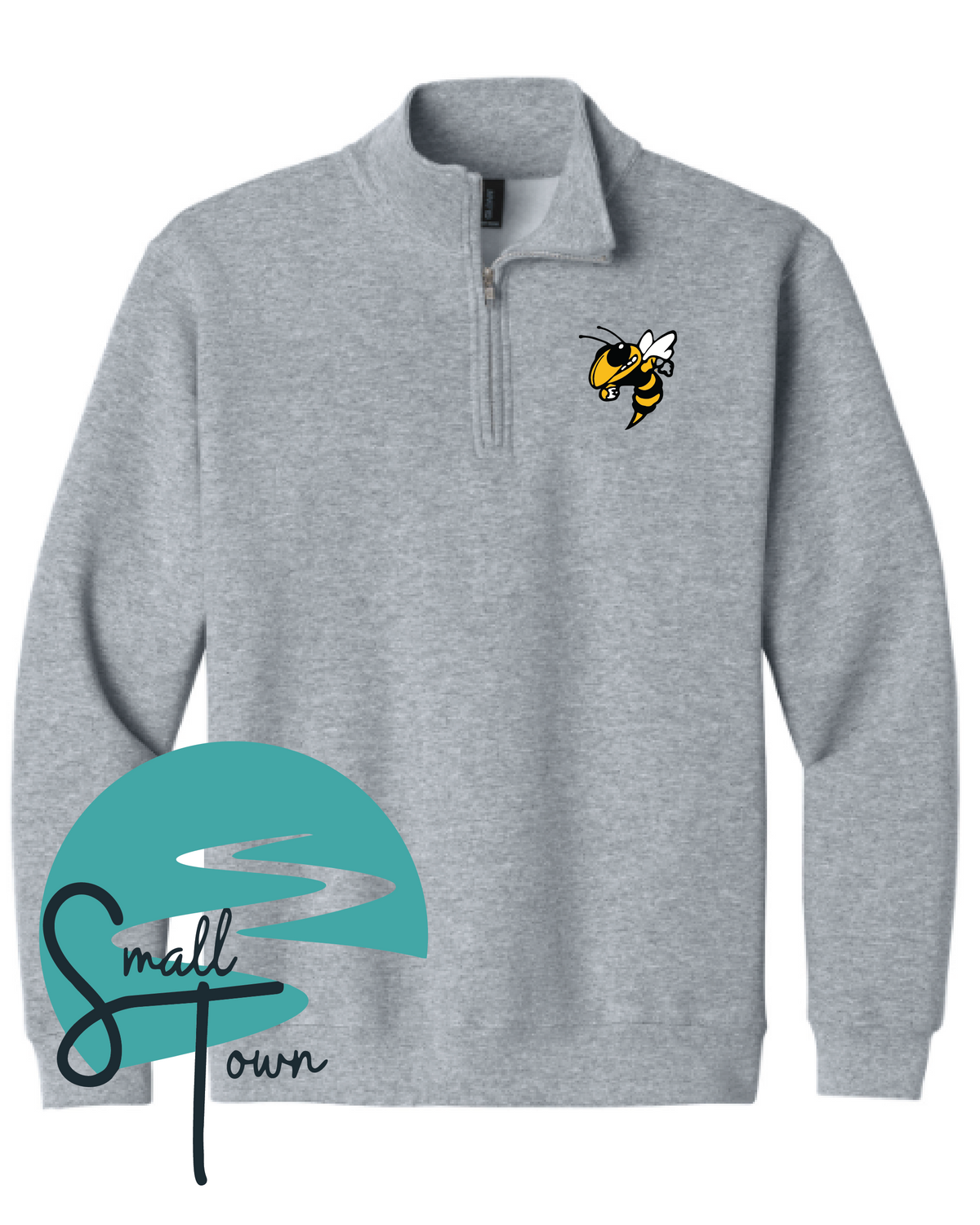 Bees Quarter Zip- Embroidered 2