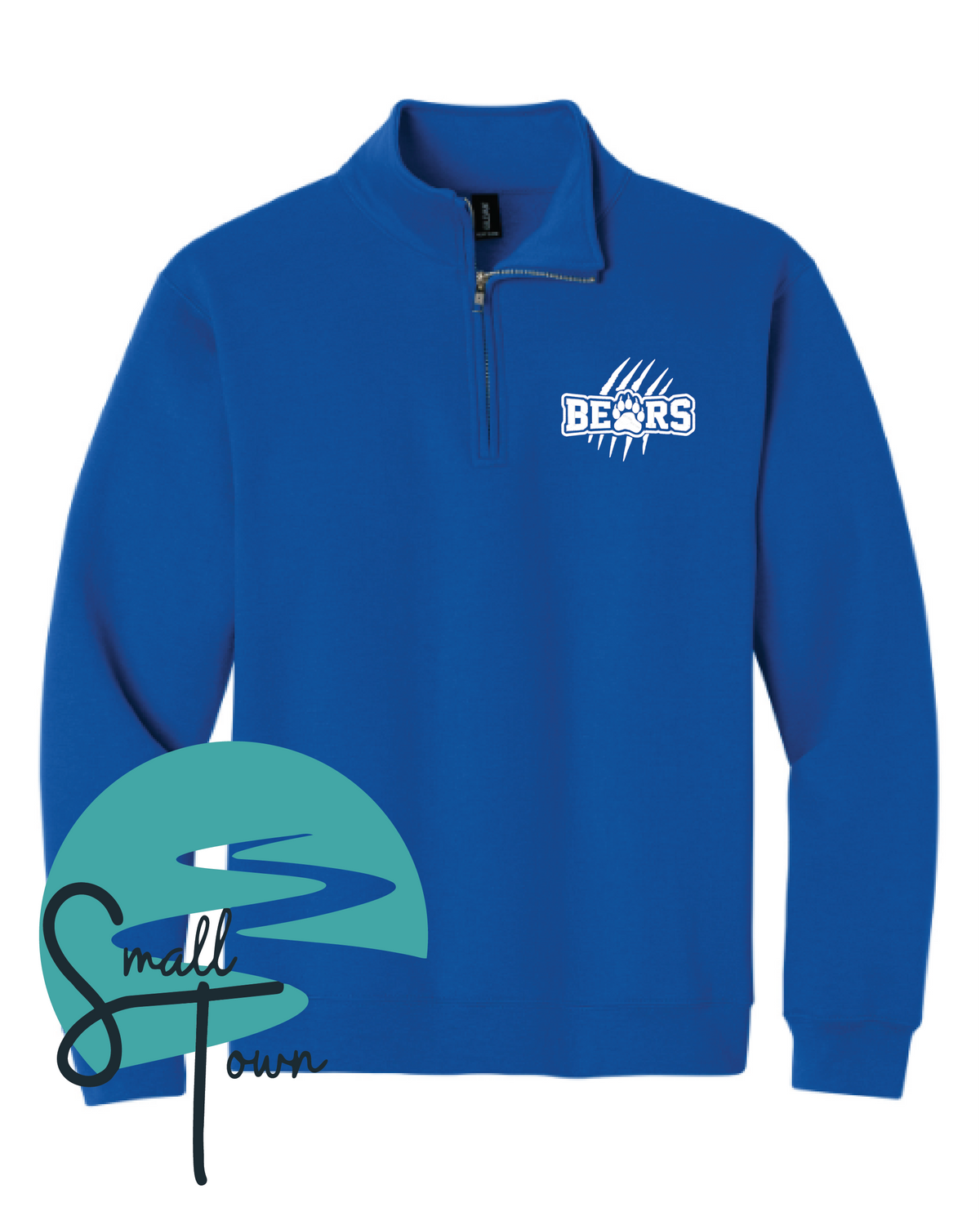 Polar Bear Quarter Zip- Embroidered 1