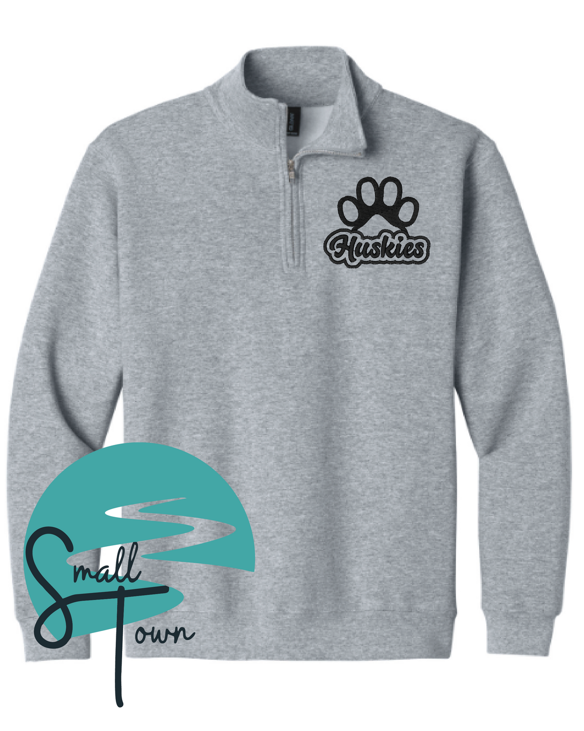 Huskies Quarter Zip- Embroidered