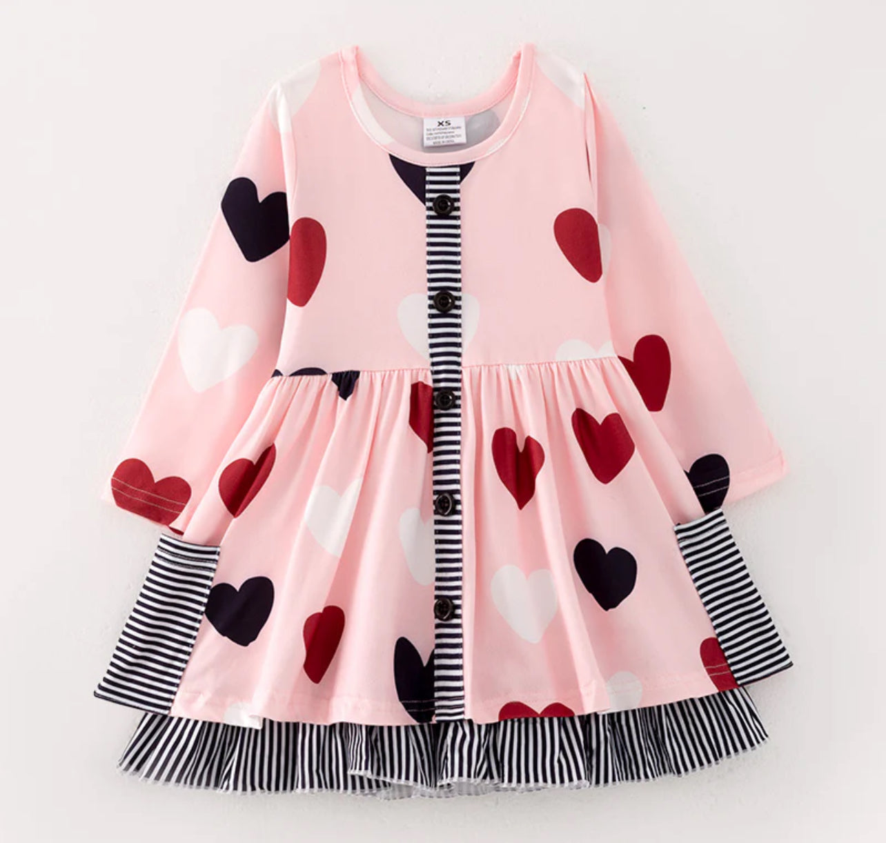 Hearts & Stripes Dress