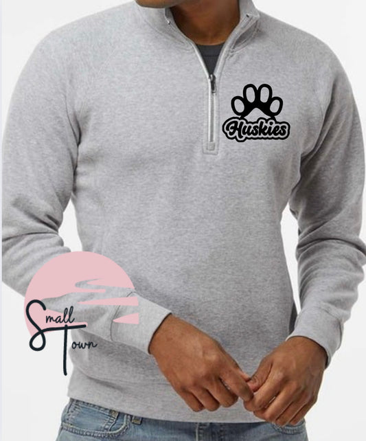 Huskies Quarter Zip- Embroidered