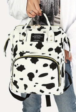 Cow Canvas Backpack