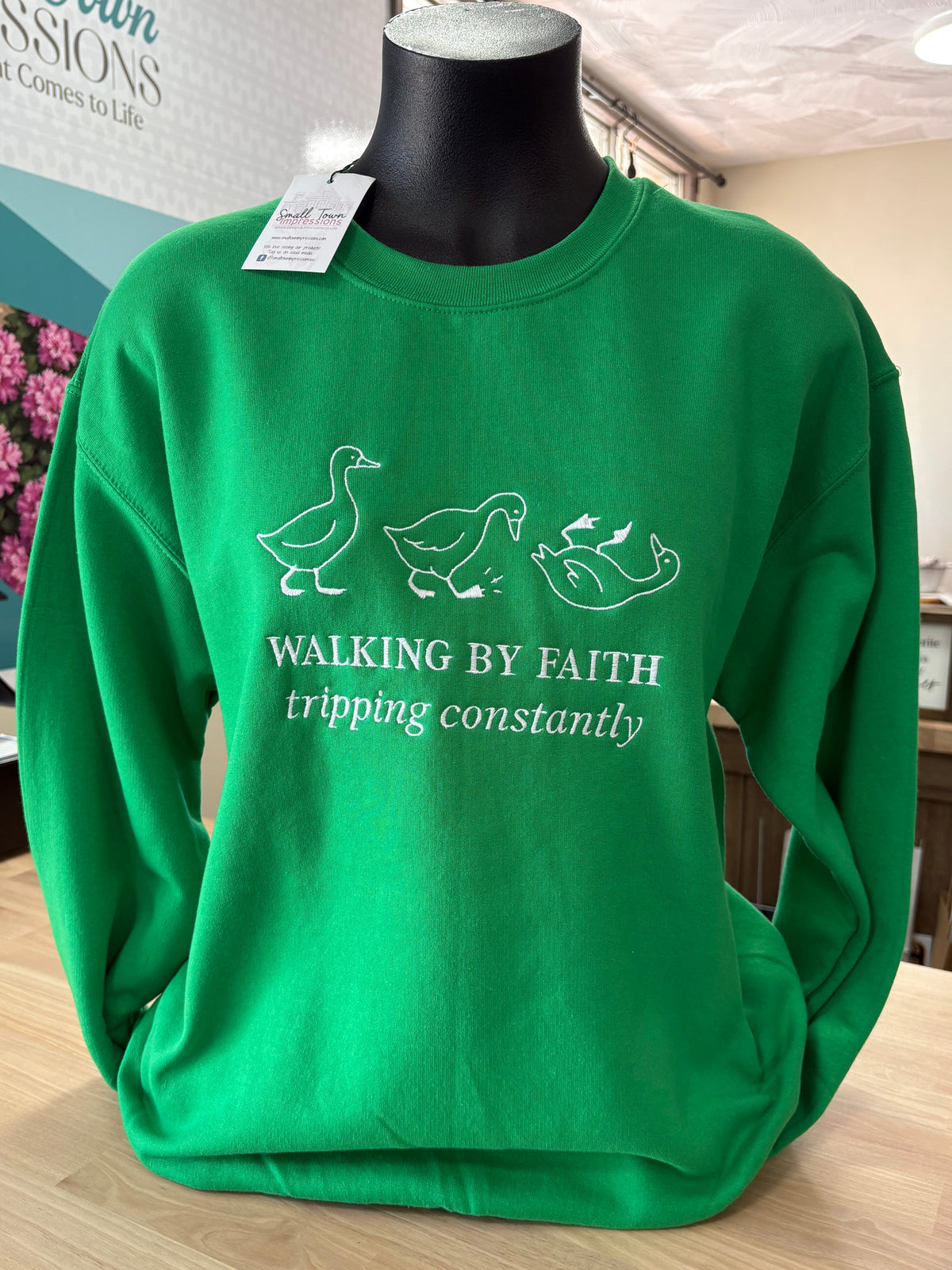 Walking by Faith, Tripping Constantly.