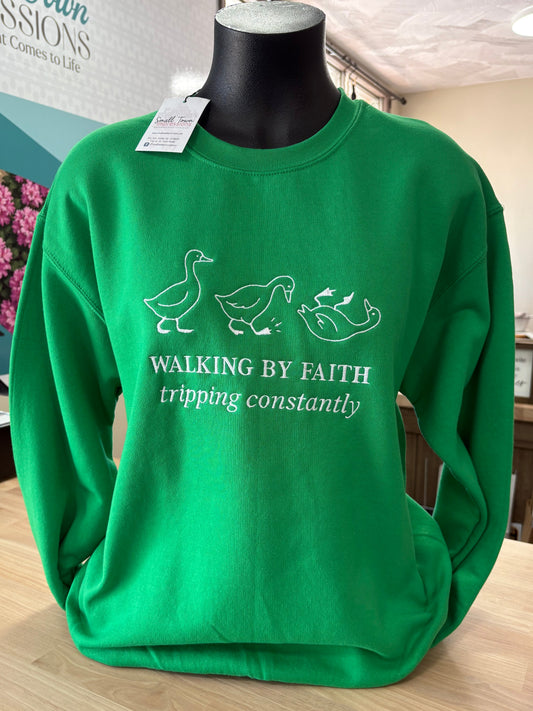 Walking by Faith, Tripping Constantly.