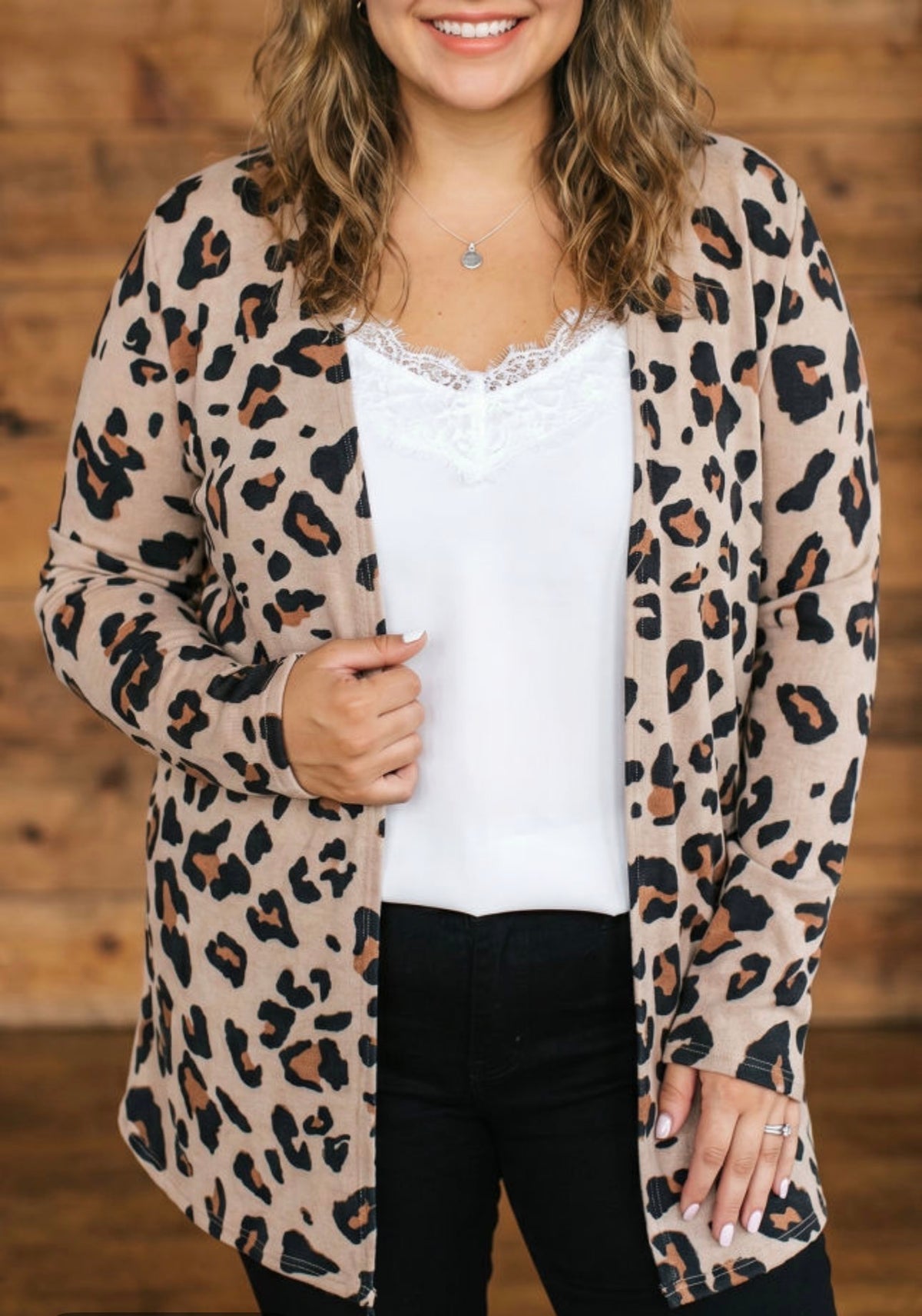 Leopard Print Cardigan