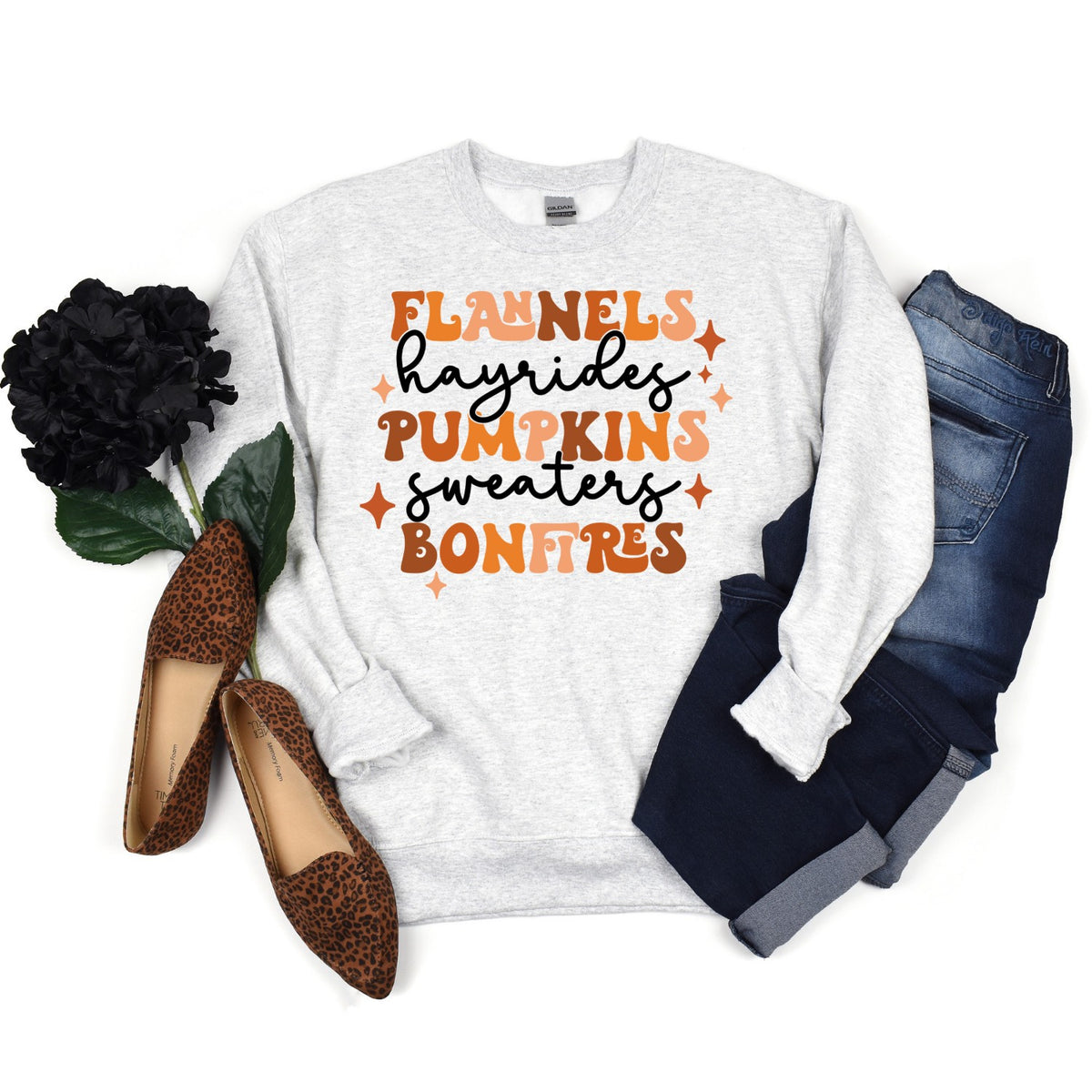 Flannels. Hayrides. Pumpkins. Sweaters. Bonfires.