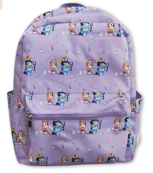 Bluey Backpack- Purple