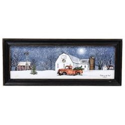 Billy Jacobs Winter on the Farm Framed Print