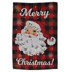 Christmas Buffalo Check Garden Flag