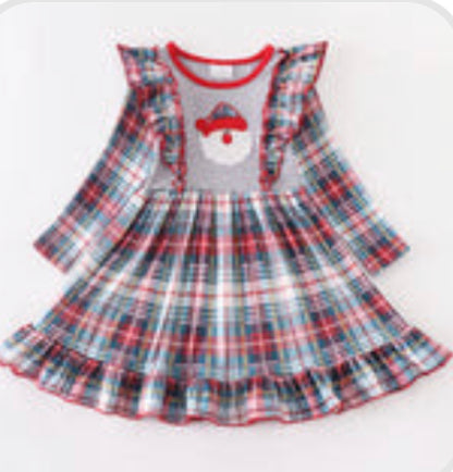 Plaid Santa Dress