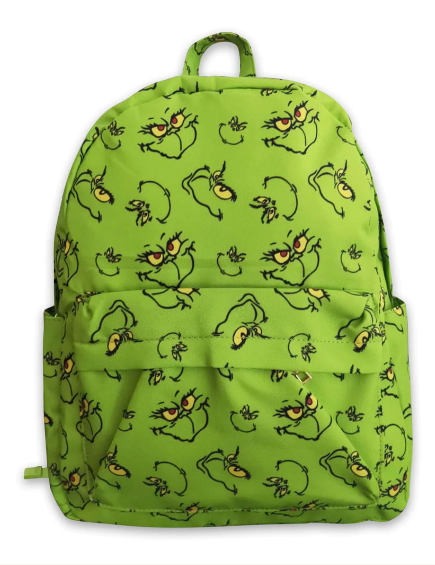 Grinch Backpack- Green