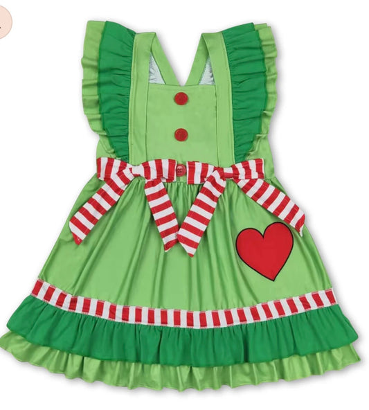 Grinch Heart Dress