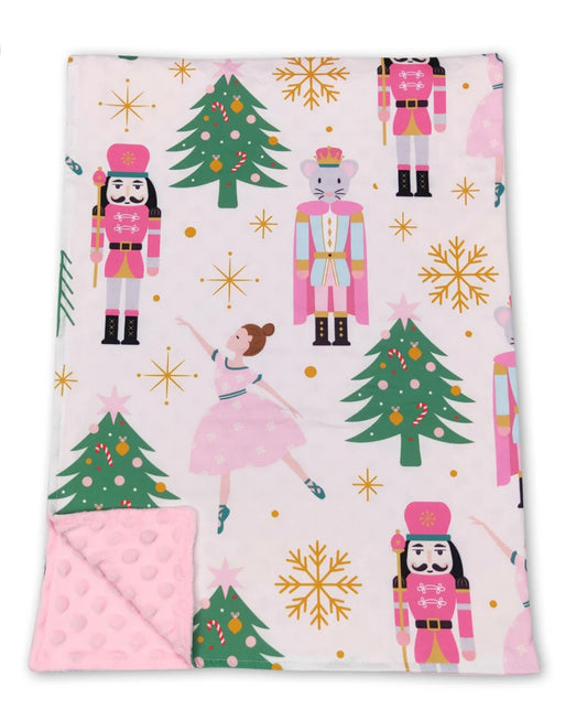 Nutcracker Minky Blanket