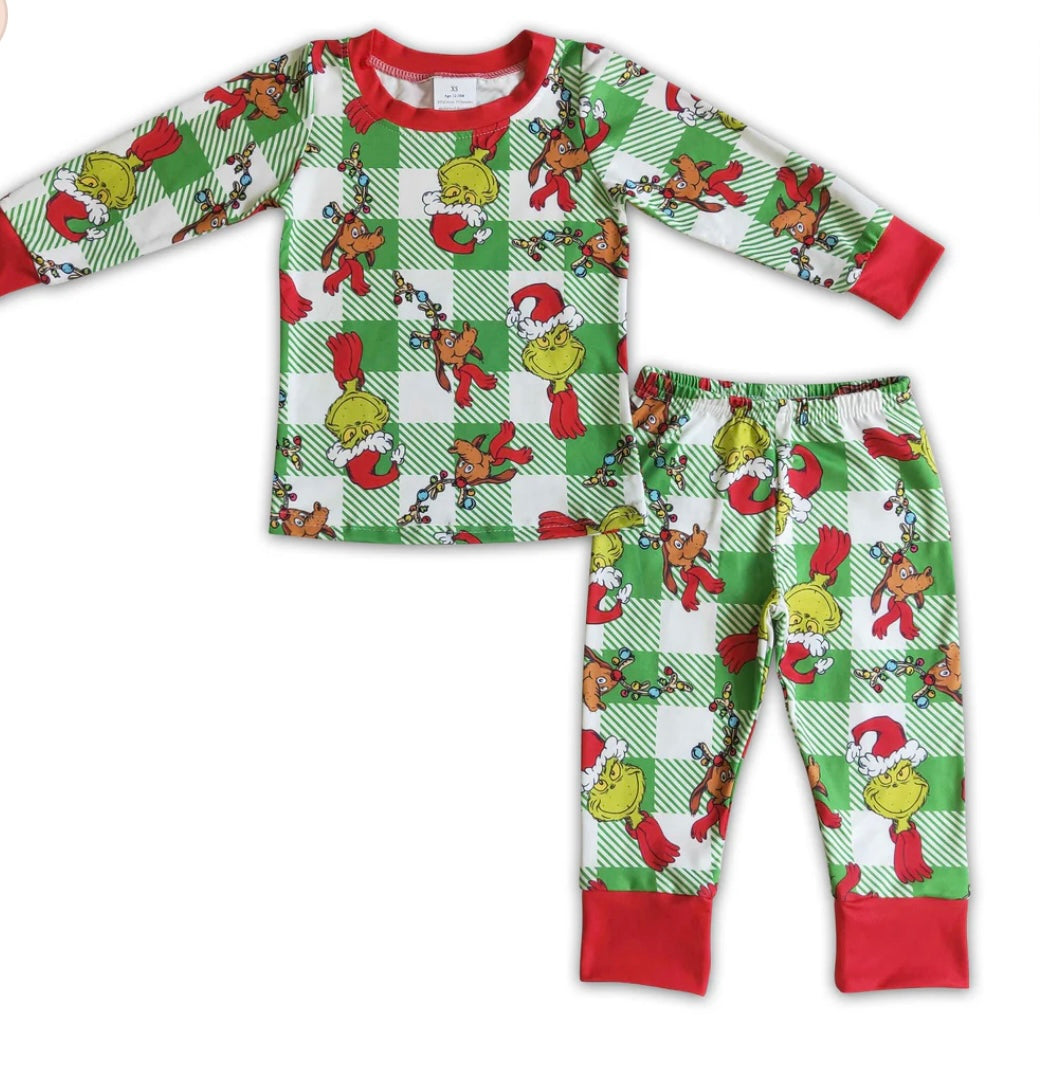 Grinch Boy Pajamas