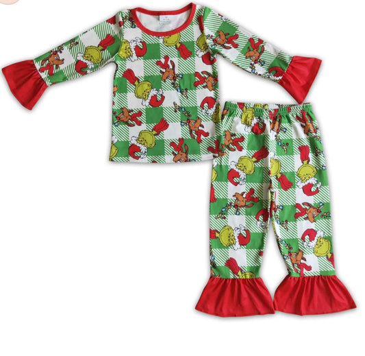 Grinch Girl Pajamas