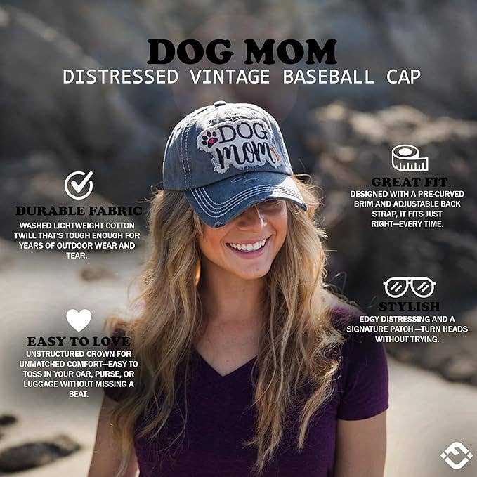 Vintage Patch Hat - Dog Mom