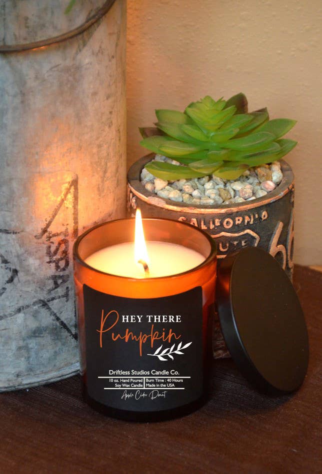 Fall Candle - Soy Wax Candles: Frosted Pumpkin