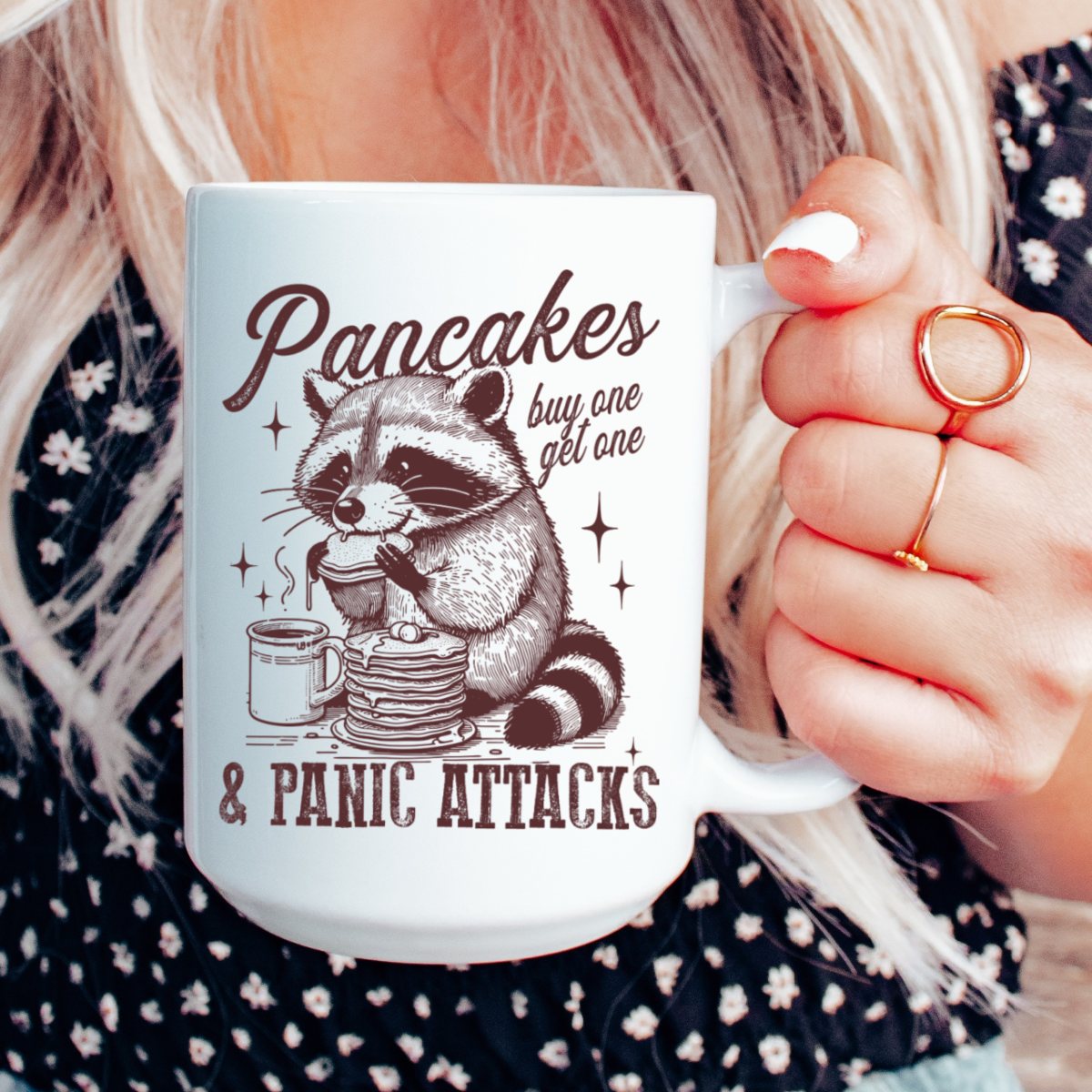 Pancakes & Panic Attacks Mug