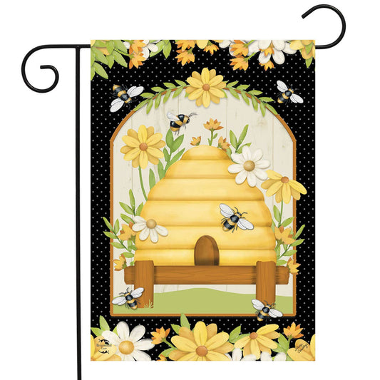 Home Sweet Hive Summer Garden Flag 18" x 12.5"