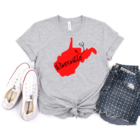 Your Town Map Tee