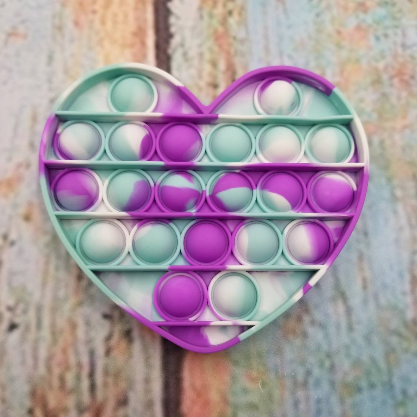 Pop Heart Push Bubble Fidget Toy